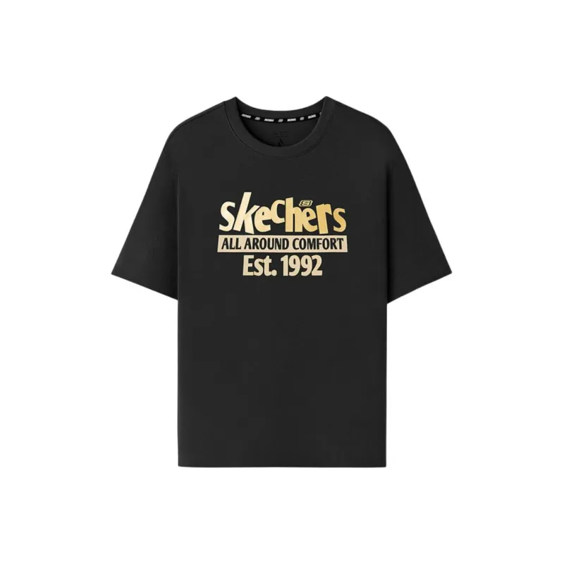 Skechers T Shirt Unisex Carbon Black 0018-0