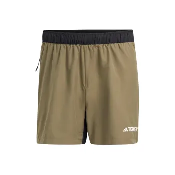 Adidas Terrex Multi Trail Running Shorts Sports Shorts Men's Olive Green