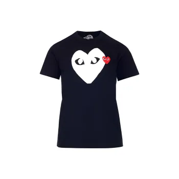 CDG Play T Shirts Women's Black