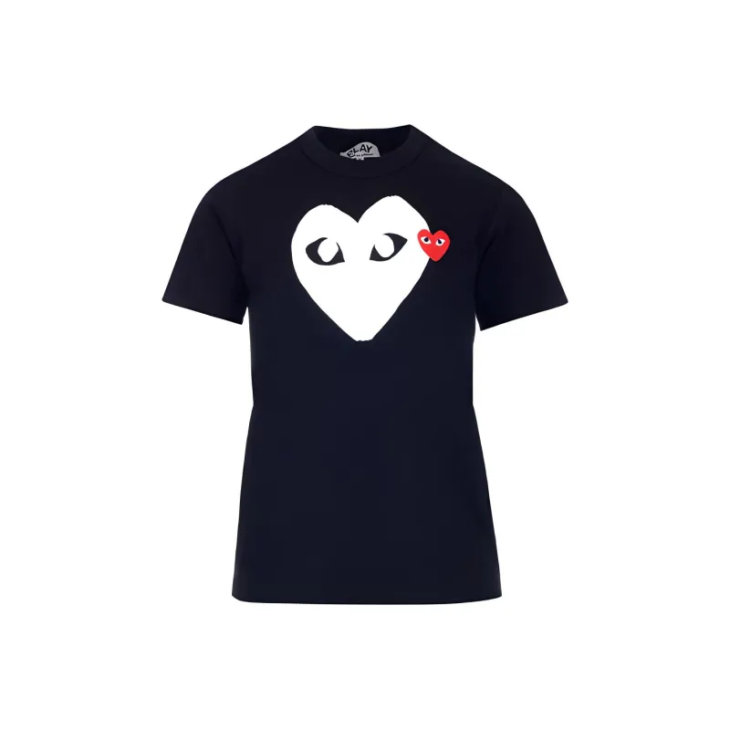 CDG Play T Shirts Women's Black-0