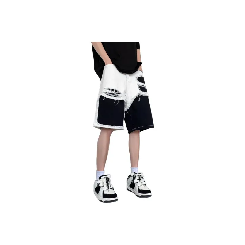 Struggle Vintage95 Denim Shorts Unisex White-0