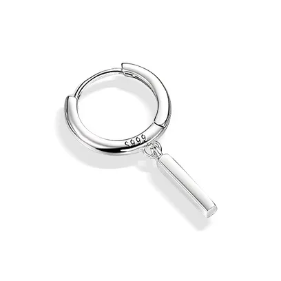 ETAHLOVE Sterling Silver Earrings Unisex-5