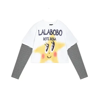 LALABOBO Regular T Shirt Women's Ecru