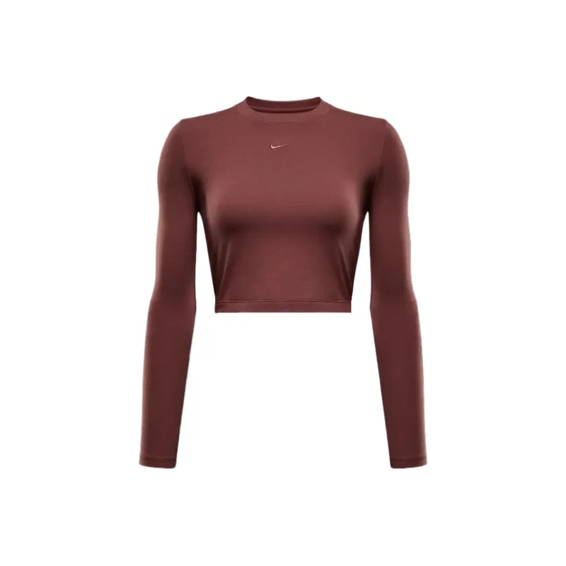 Nike Sportswear Chill Knit Women's Slim Long Sleeve Cropped Top-0
