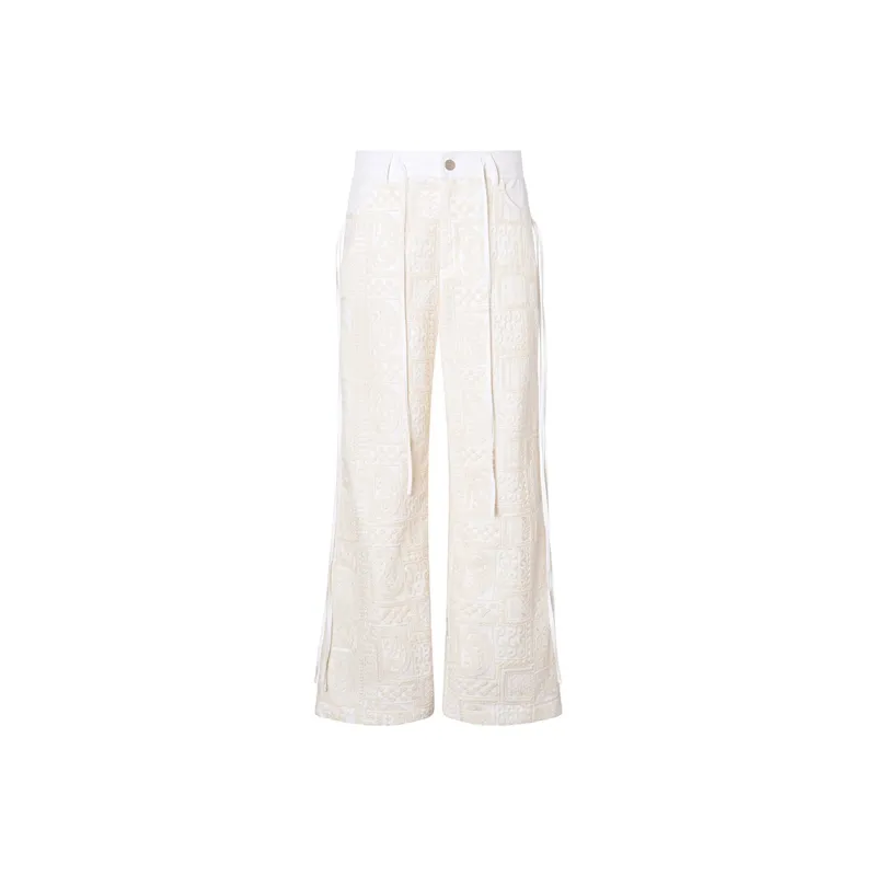 ROCAWEAR Casual Pants Unisex Ecru-0