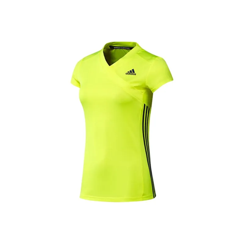 Adidas T-Shirt Women's Neon Yellow-0