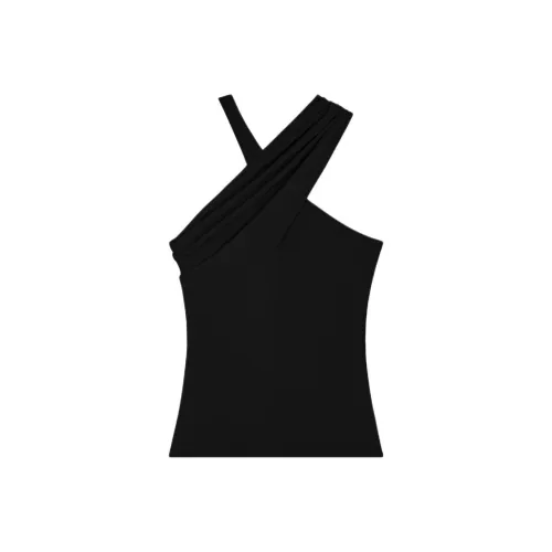 COURREGES Criss Cross Top 'Black'