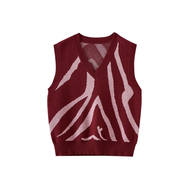 OUNIXUE Tank Tops Women's Burgundy-0