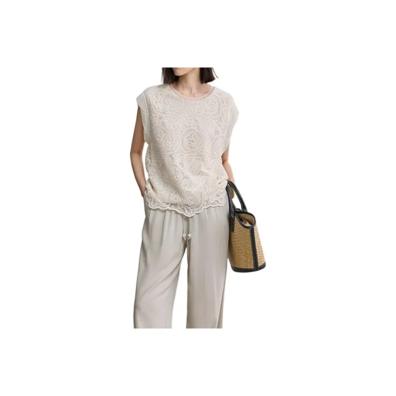 LILY T Shirts Women's 604 Ecru-0