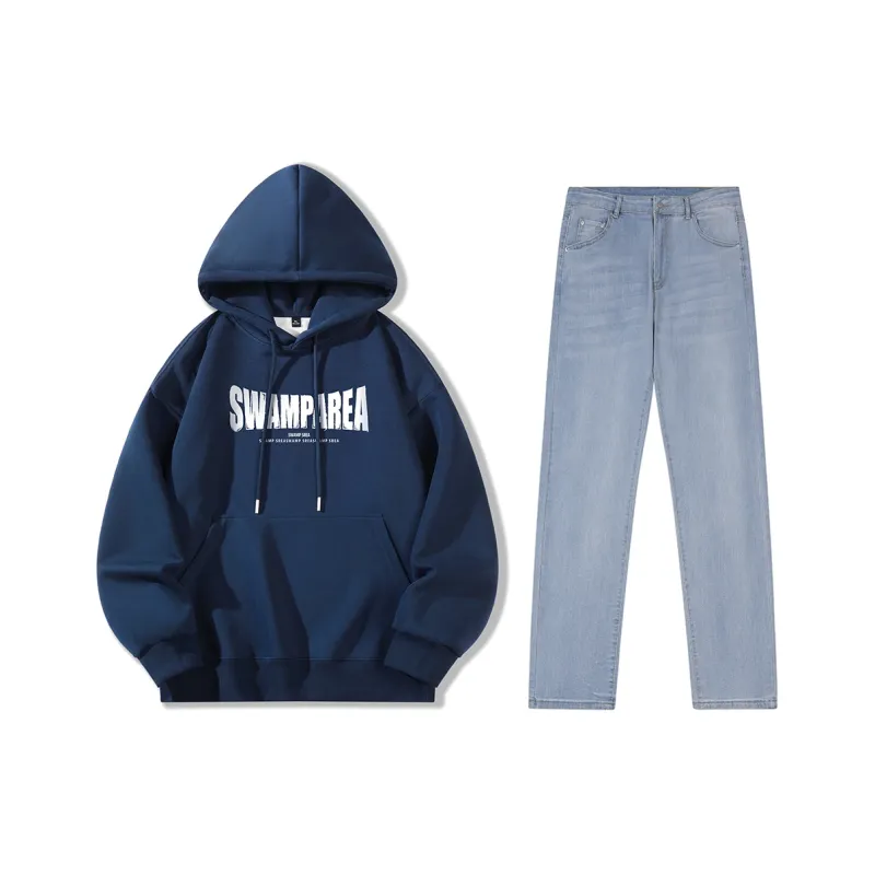 SWAMP AREA Sweatshirt Set Unisex-37
