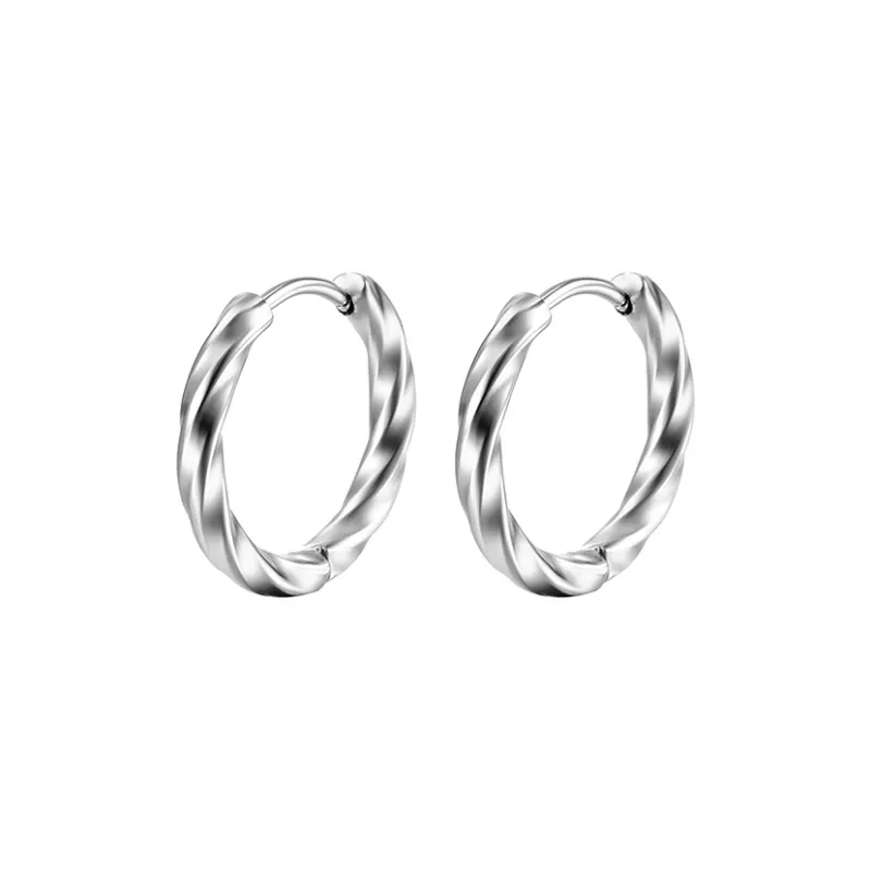 KiNGZiT Titanium Steel Earrings Unisex-3
