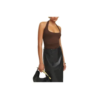 REFORMATION Tank Tops Women's Coffee