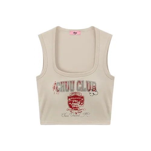 CHUU Tank Tops Women's Khaki