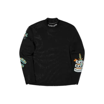 Kappa Straight Long-Sleeved T-Shirt Women's Black