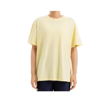DECATHLON Drop Shoulder Sleeve T Shirt Women's Vanilla Yellow