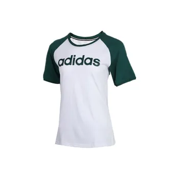 Adidas Neo Raglan Sleeve T Shirt Women's Green
