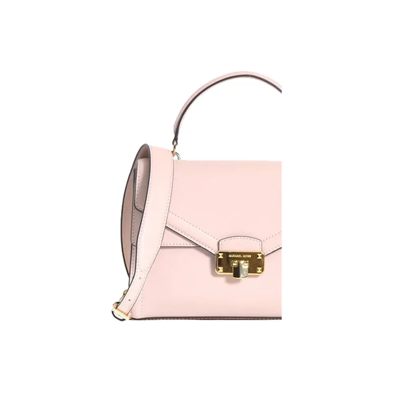 MICHAEL KORS Kinsley Leather Shoulder Bag Crossbody Bag Handbag Medium Size Women's Pink-2