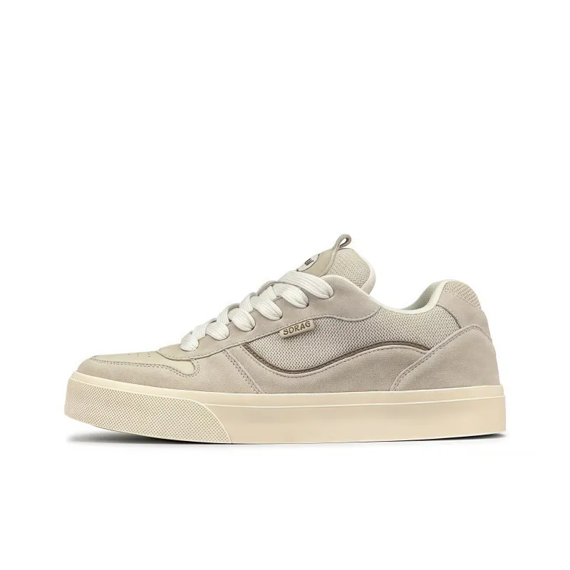 Fawn Miri Anti Slip Wear Resistant Low Top Skateboard Shoes Women's Greige-2