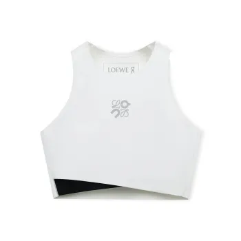 LOEWE X On Technical Jersey Performance Top White