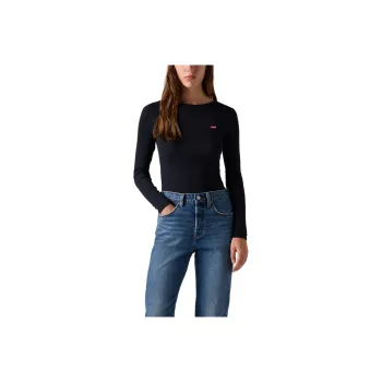 Levis T Shirts Women's Black