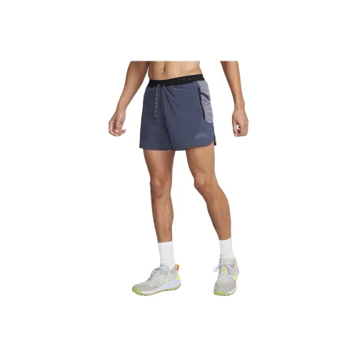 Nike Dri-Fit 5' Brief-Lined Running Shorts Sports Shorts Men's Blue