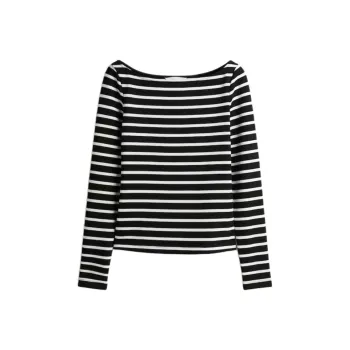 H&M T Shirt Women's Black White