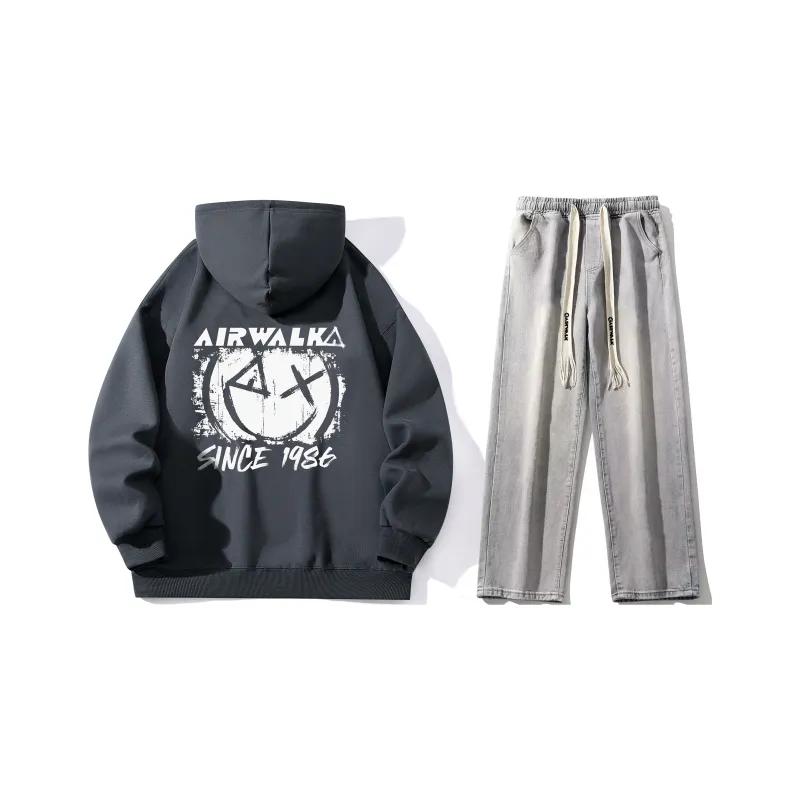 Airwalk Sweatshirt Sets Unisex-35