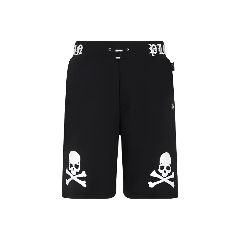 PHILIPP PLEIN Graphic print Track Shorts-0