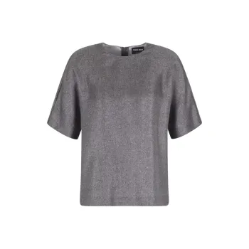 GIORGIO ARMANI Printed Silk Twill Blouse
