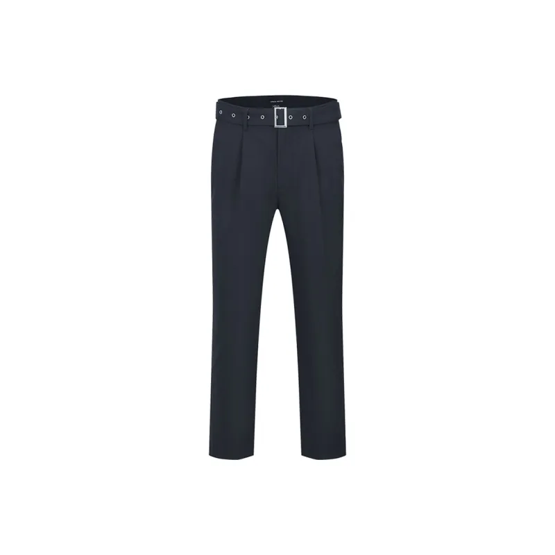 URBAN REVIVO Casual Pants Men's Black-0