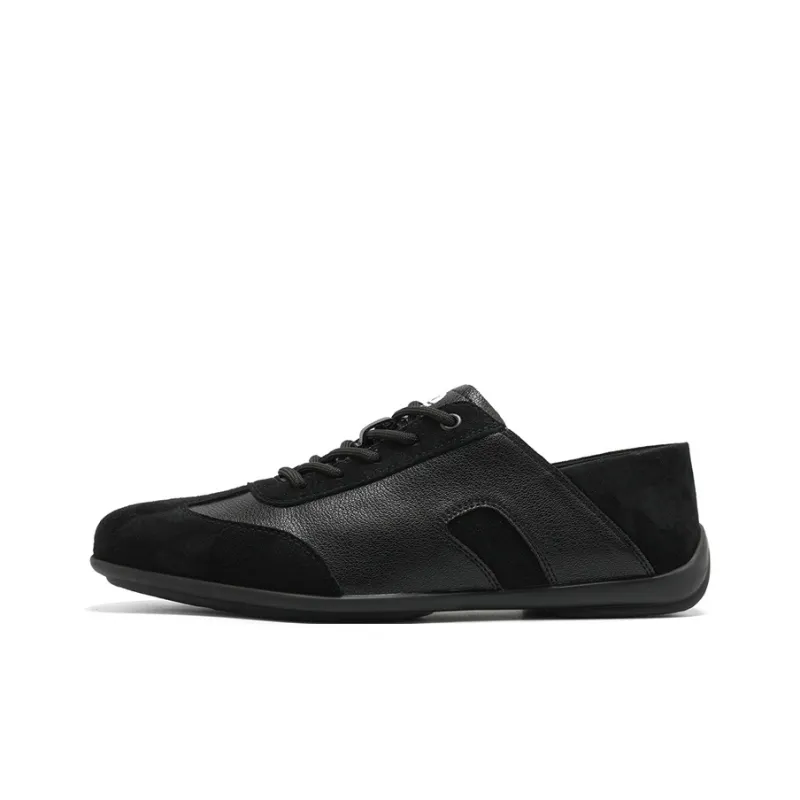 NAVIGARE Small Sailboat Non slip Lightweight Low Top Casual Shoes Men's Black-0