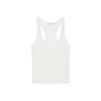 Anine Bing Tank Top Women's Ecru