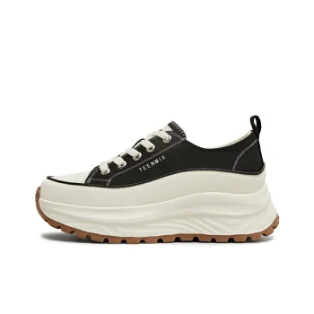 Teenmix Slip Resistant, Abrasion Resistant, Breathable, Cushioning Support Low Top Canvas Shoes Women's Black