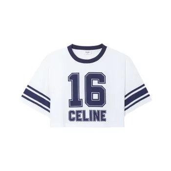 CELINE FW22 T Shirt Women's Dark Blue