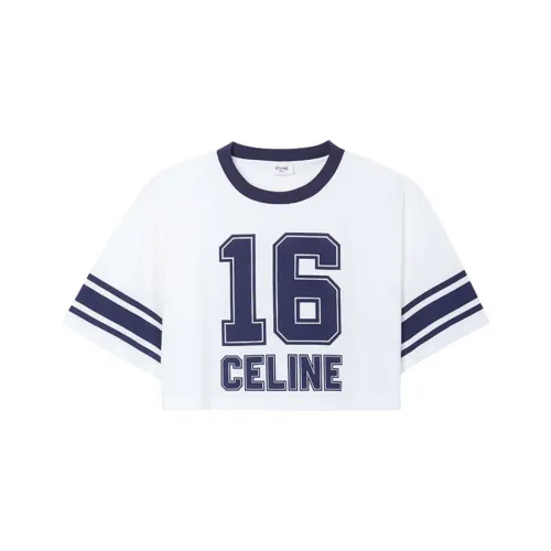 CELINE FW22 T Shirt Women's Dark Blue