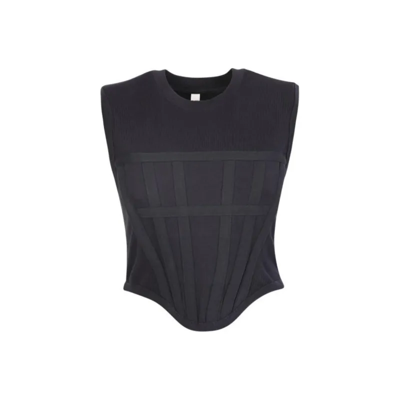 DION LEE Tank Top Women's Black-0