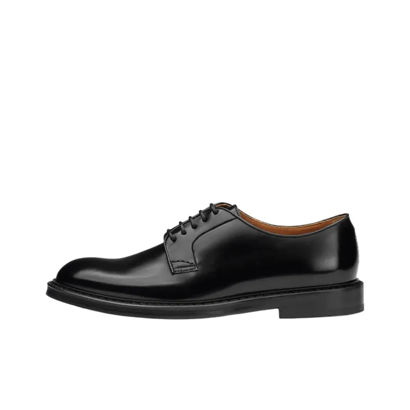 DOUCAL'S Lace up Leather Derby Shoes-0