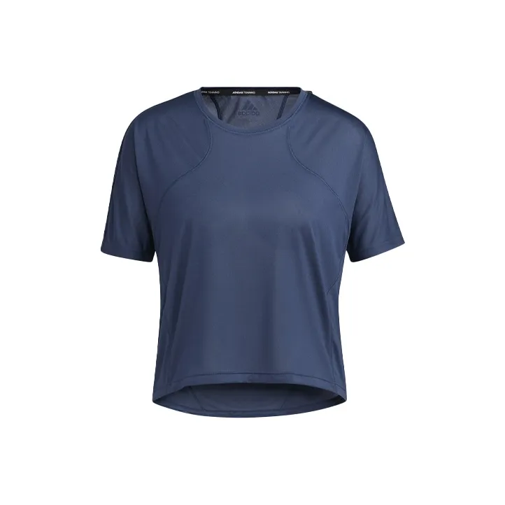 Adidas T Shirts Women's Navy Blue-0