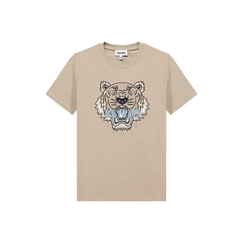 KENZO T-Shirts Women's Beige Yellow-0