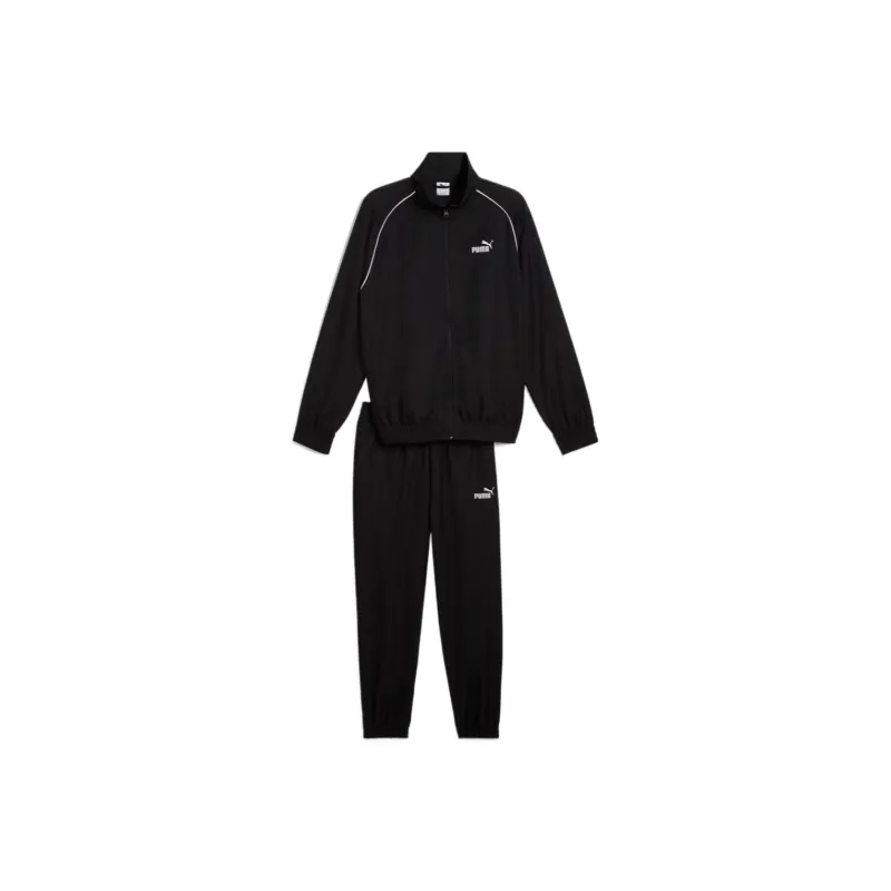 PUMA WOVEN Piping Tracksuit Men Casual Sportswear Men's Black-0