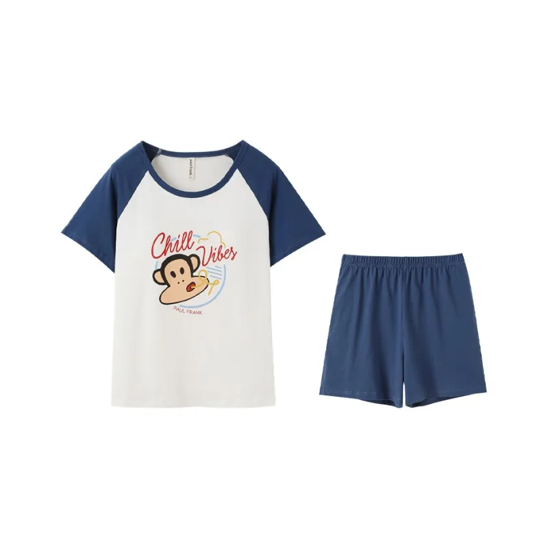 PAUL FRANK Pajama Set Women's Gray Blue-0