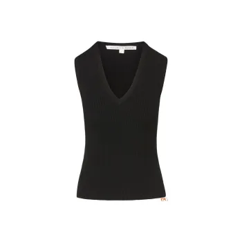 Veronica Beard Sid Ribbed knit Top