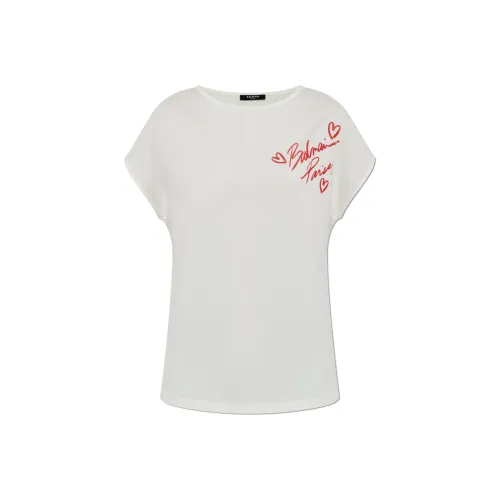 BALMAIN Graphic print Short sleeve T shirt