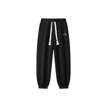 Small Columns Under The Sea Casual Pants Unisex Black