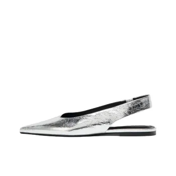 ZARA Casual Single Shoes Women's Silver