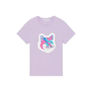 Maison Kitsune T Shirts Women's Purple