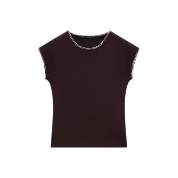 Massimo Dutti T Shirt Women's Brown