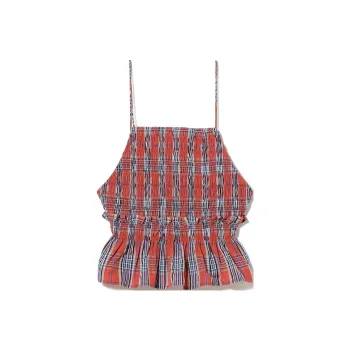 Beams Tank Tops Women's Red