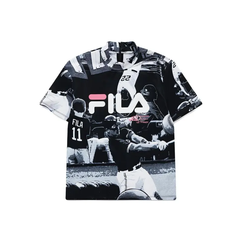 FILA FUSION T Shirt Women's Black-0