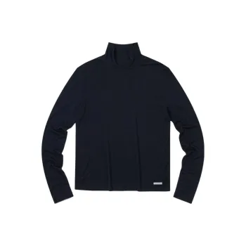 LOW CLASSIC LOGO-PATCH T-Shirt Women's NAVY/Marine Blue